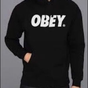Black obey hoodie